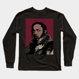 kendrick lamar style pop art Long Sleeve T-Shirt